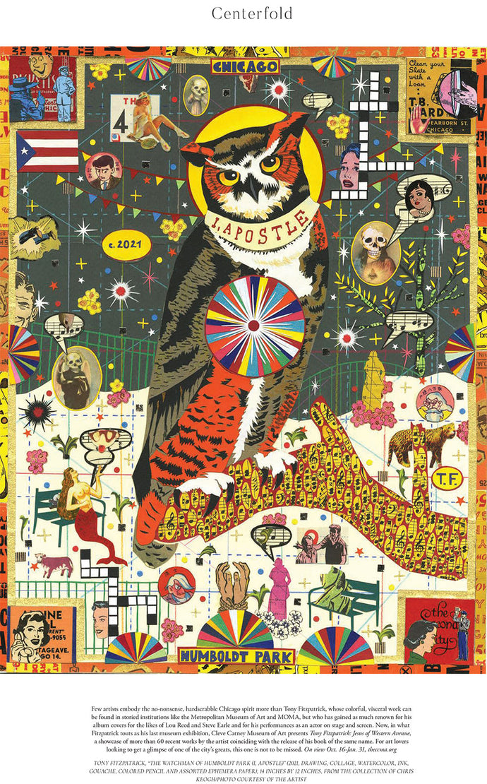 Tony Fitzpatrick feautured in Chicago Social